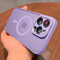 Case luxo a prova de choque - Shockproof para iPhone, Magsafe Wireless Charge Cover, Magnético