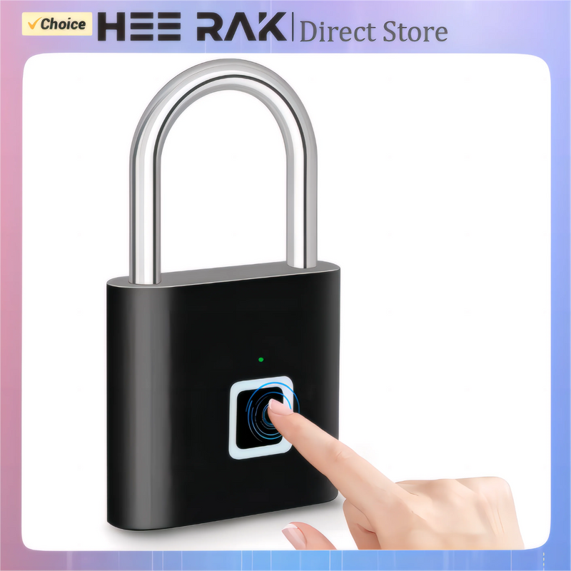 Cadeado inteligente com Biometria - Smart Padlock