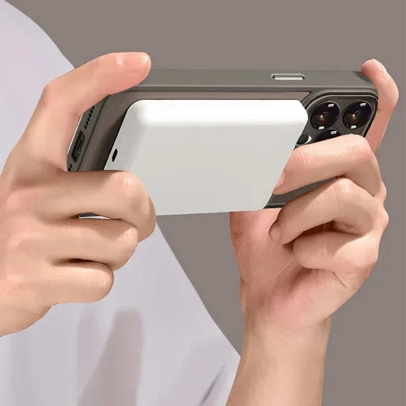Case luxo a prova de choque - Shockproof para iPhone, Magsafe Wireless Charge Cover, Magnético