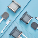 Escova de silicone 2 em 1 para vaso sanitário com cabo longo